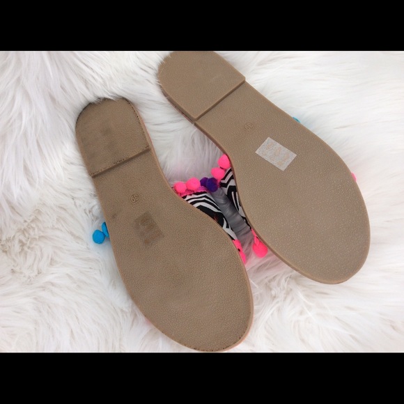 Pink Pearl Flat Sandals - Picture 5 of 7